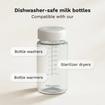 dishwasher-safe milk storage bottles are compatible with our bottle washers, sterilizer dryers, and bottle warmers - product thumbnail