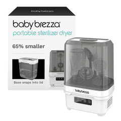 Sterilizer Dryer Mini - جهاز تعقيم وتجفيف محمول مثالي للسفر والمساحات الصغيرة ومحطات الشفط Baby Brezza ME