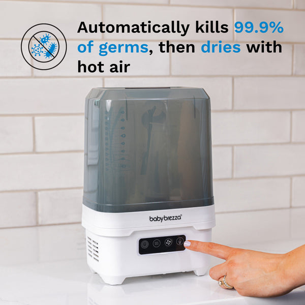 Sterilizer Dryer Mini - جهاز تعقيم وتجفيف محمول مثالي للسفر والمساحات الصغيرة ومحطات الشفط Baby Brezza ME - product thumbnail