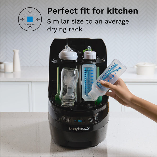 Bottle Washer Pro - غسالة ومعقم ومجفف الكل في واحد - أسود فاخر Baby Brezza ME - product thumbnail