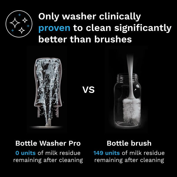 Bottle Washer Pro - غسالة ومعقم ومجفف الكل في واحد - أسود فاخر Baby Brezza ME - product thumbnail