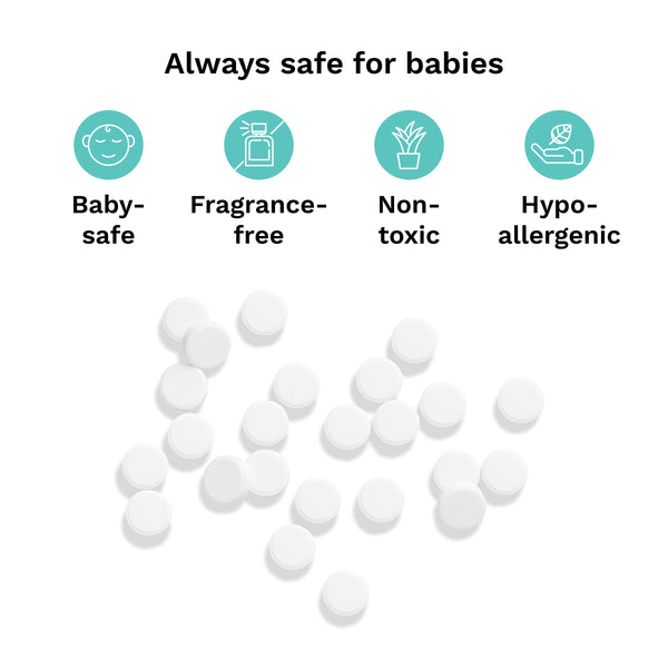 باقة - One Step™ Baby Bottle Sterilizer and Dryer Advanced (أسود) + مزيل التكلس العالمي 24 قرصًا Baby Brezza ME - product thumbnail