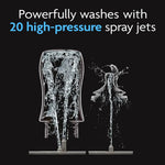 Baby Brezza Bottle Washer Pro spray jet function on bottle and nipple. - product thumbnail