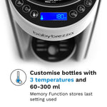 Baby Brezza Formula Pro Advanced control panel with temperature settings - product thumbnail