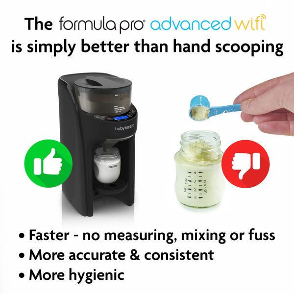 Baby Brezza FPA Wifi is better than Hand scooping comparison EN - product thumbnail