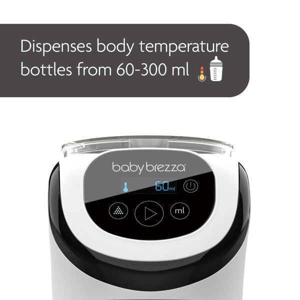 EN Baby Brezza Formula Pro Mini control panel displaying body temperature dispensing - product thumbnail
