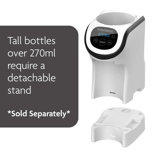 EN Baby Brezza Formula Pro Mini with banner for stand required for tall bottles - product thumbnail