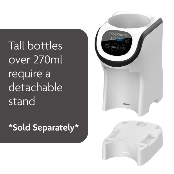 EN Baby Brezza Formula Pro Mini with banner for stand required for tall bottles - product thumbnail