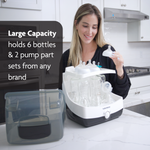 Baby Brezza Superfast sterilizer dryer with large capacity banner EN - product thumbnail