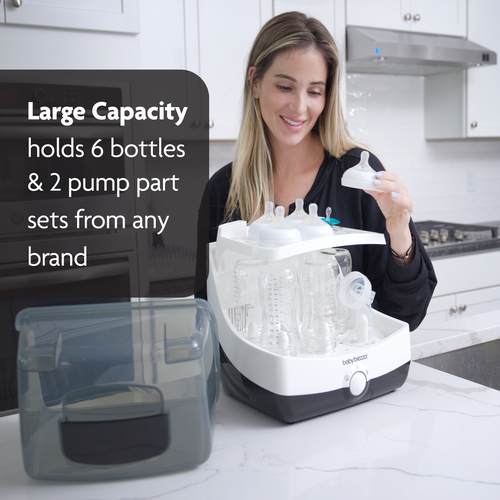 Baby Brezza Superfast sterilizer dryer with large capacity banner EN - product thumbnail