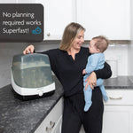Baby Brezza Superfast sterilizer dryer with no planning required banner EN - product thumbnail