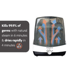 Baby Brezza Superfast sterilizer dryer kills 99% of germs and rapidly dries EN - product thumbnail