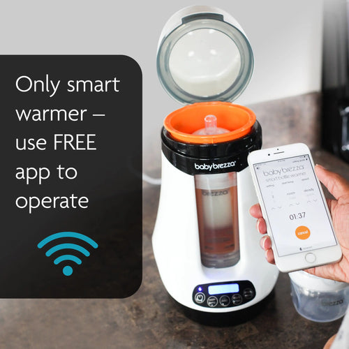 Smart and Safe Bottle warmer with free app to operate banner - product thumbnail