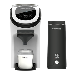 باقة: Formula Pro Mini + مسخن الرضّاعات المحمول فائق السرعة Baby Brezza ME