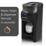 Formula Pro Advanced in Premium Black, side view with white background, showcasing key features like temperature control and fast formula mixing. - product thumbnail