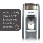 Front view of Formula Pro Advanced with white background dispensing formula showcasing key features like milk dispensing - EN - product thumbnail
