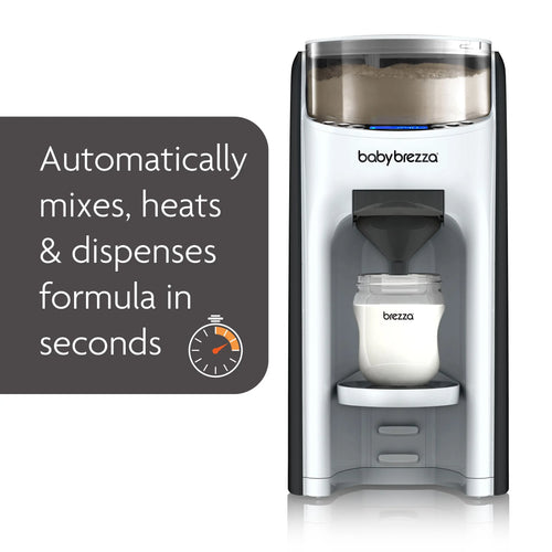 Front view of Formula Pro Advanced with white background dispensing formula showcasing key features like milk dispensing - EN - product thumbnail