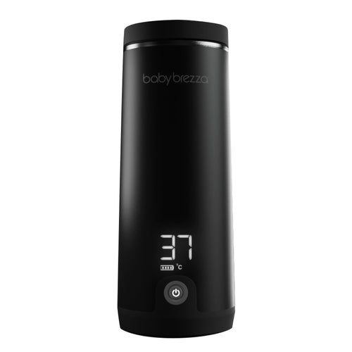 EN Black baby bottle warmer with digital display on a white background - product thumbnail