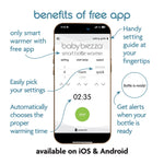 Smart and Safe Bottle warmer Mobile App functions and benefits display EN - product thumbnail