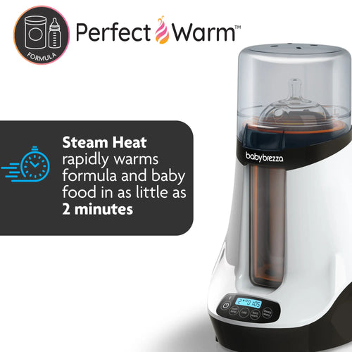 Smart and Safe Bottle warmer with rapid steaming in 2 minutes banner EN - product thumbnail