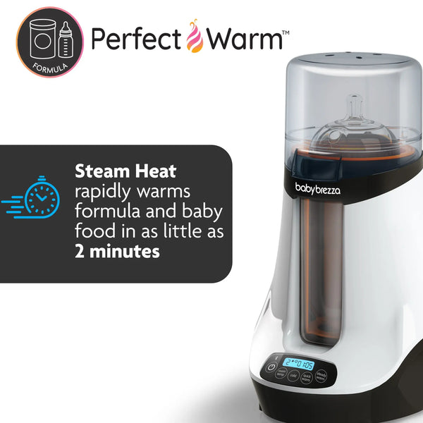 Smart and Safe Bottle warmer with rapid steaming in 2 minutes banner EN - product thumbnail