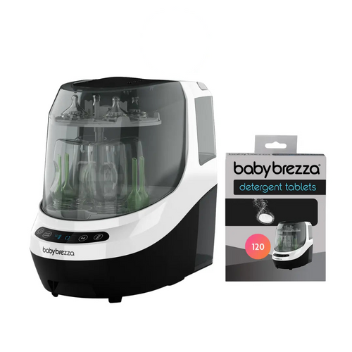 الحزمة: جهاز غسل الرضّاعات برو + عبوة أقراص منظف (120 قرص) Baby Brezza ME - product thumbnail