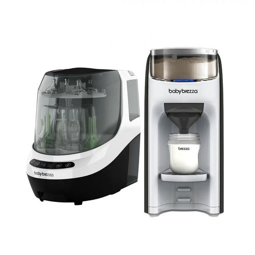 حزمة متكاملة للعناية بالرضيع تجمع بين تحضير الحليب الصناعي وتنظيف الرضّاعات بكل سهولة وكفاءة. Baby Brezza ME - product thumbnail